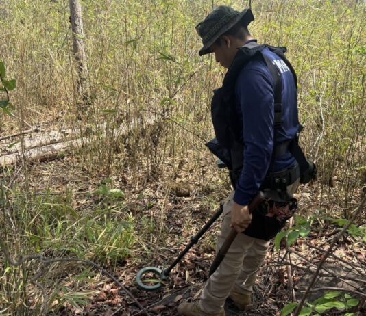 ลุยกวาดล้างทุ่นระเบิดชายแดนอุบลฯ เปิดพื้นที่ปลอดภัยแล้วกว่า 1.2 แสน ตร.ม.